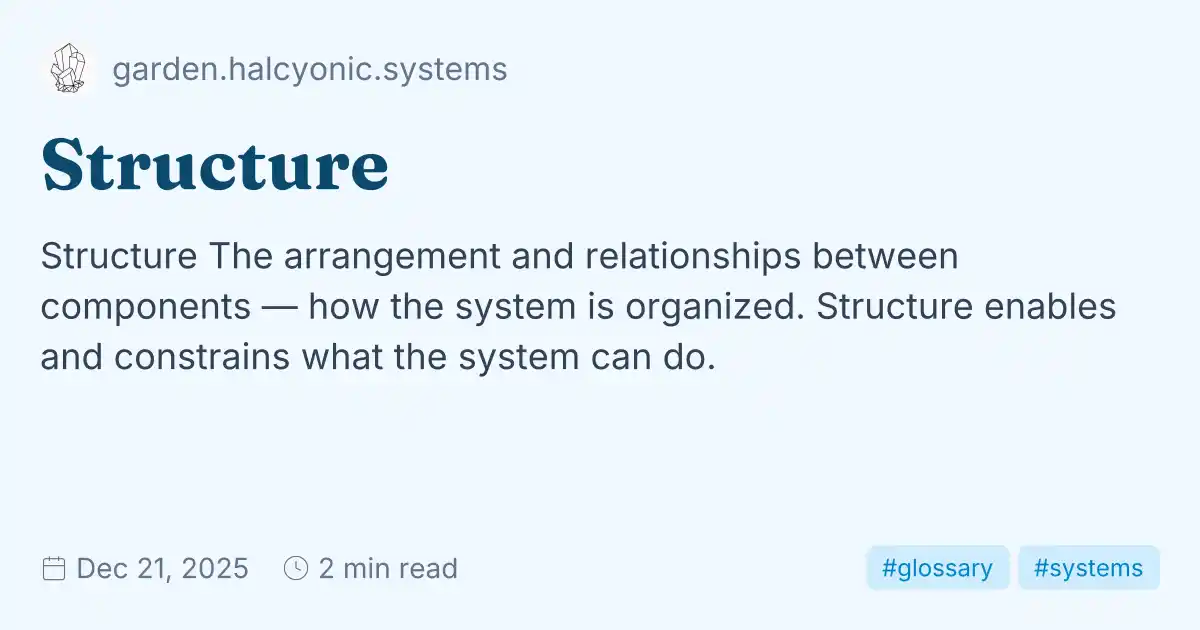 Structure